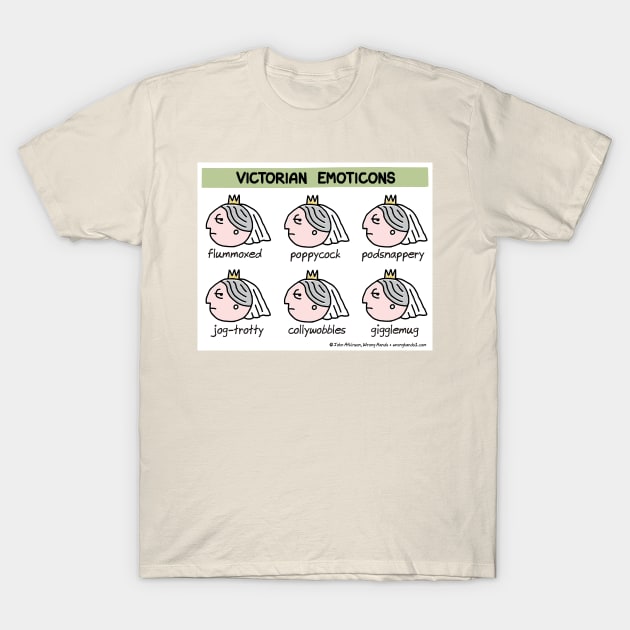 Victorian emoticons T-Shirt by WrongHands